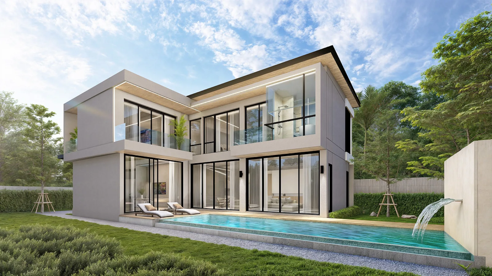 The Chapter Tropical Modern Pool Villa